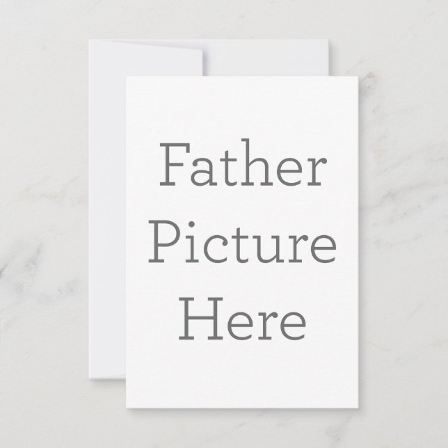 8.89 cm x 12.7 cm Flache Dankeskarte (Vorderseite)