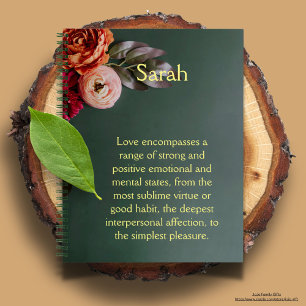 Erstellen Sie Ihr eigenes Bild und Text l Moderne  Notizbuch