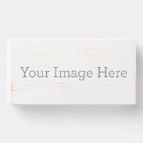 Erstellen Sie Ihr eigenes Birch Woch Box-Zeichen Holzkisten Schild