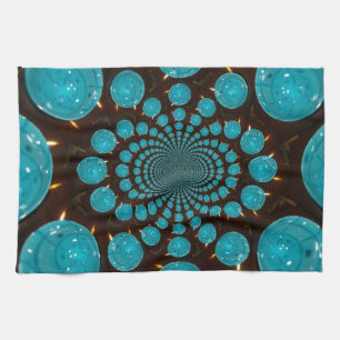 Erstellen Sie Ihr eigenes blaues Licht Kaleidoskop Geschirrtuch