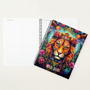 Erstellen Sie Ihr eigenes Boho King Lion Totem Tie Planer