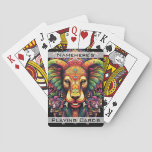 Erstellen Sie Ihr eigenes Boho Tribal Fantasy Anim Spielkarten