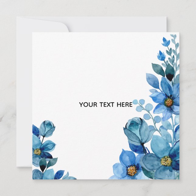 Erstellen Sie Ihr eigenes botanisches Design Einladung (Vorderseite)