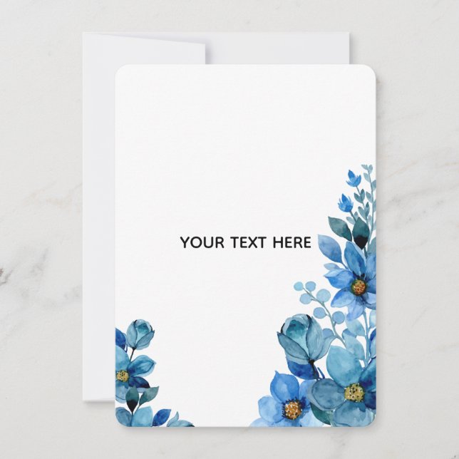 Erstellen Sie Ihr eigenes botanisches Design Einladung (Vorderseite)