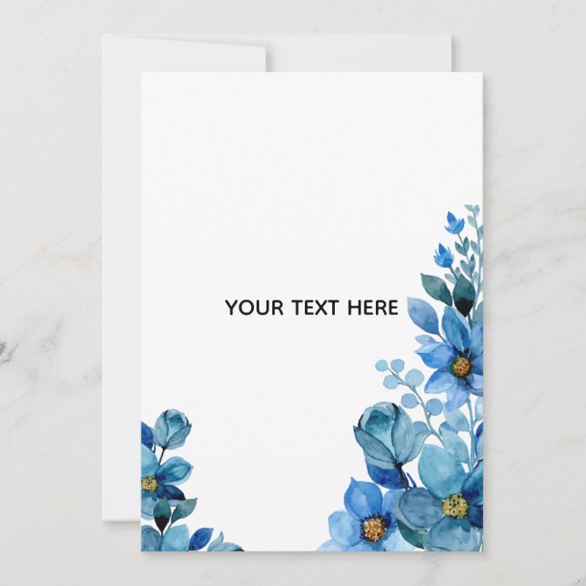 Erstellen Sie Ihr eigenes botanisches Design Einladung (Vorderseite)