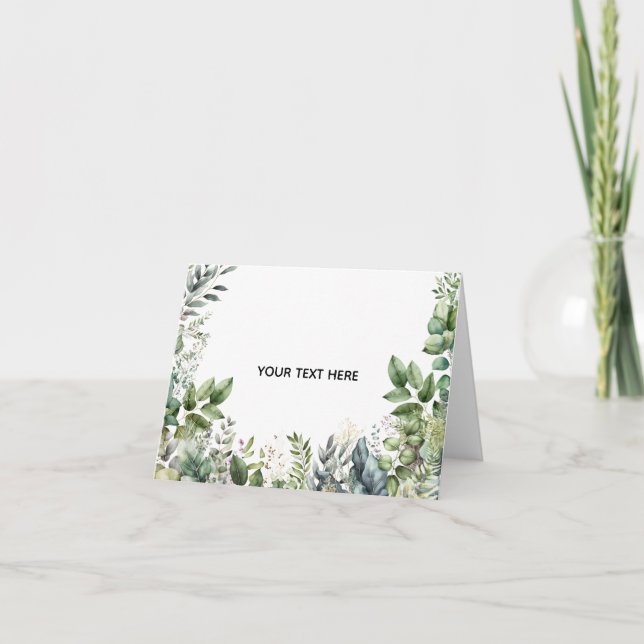 Erstellen Sie Ihr eigenes botanisches Design Karte (Vorderseite)