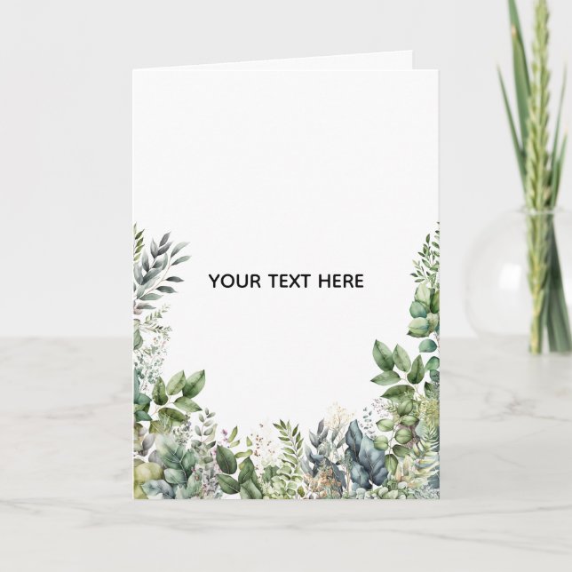 Erstellen Sie Ihr eigenes botanisches Design Karte (Vorderseite)