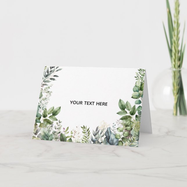 Erstellen Sie Ihr eigenes botanisches Design Karte (Vorderseite)
