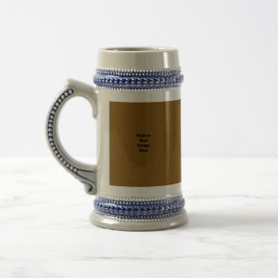 Erstellen Sie Ihr eigenes Braun Bierglas