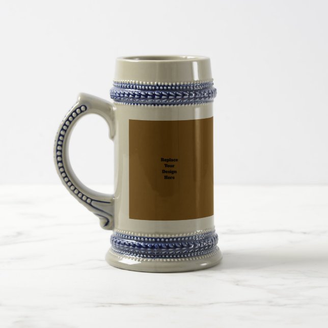 Erstellen Sie Ihr eigenes Braun Bierglas (Links)