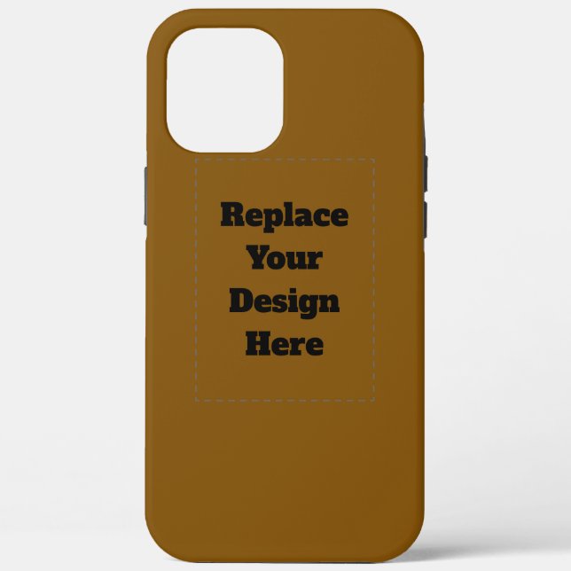Erstellen Sie Ihr eigenes Braun Case-Mate iPhone Hülle (Rückseite)