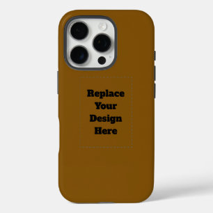 Erstellen Sie Ihr eigenes Braun iPhone 16 Pro Hülle
