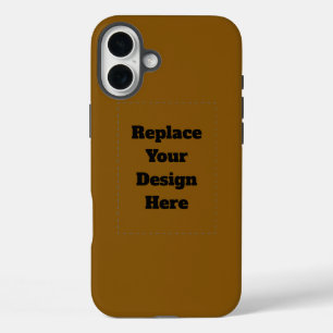 Erstellen Sie Ihr eigenes Braun iPhone 16 Plus Hülle