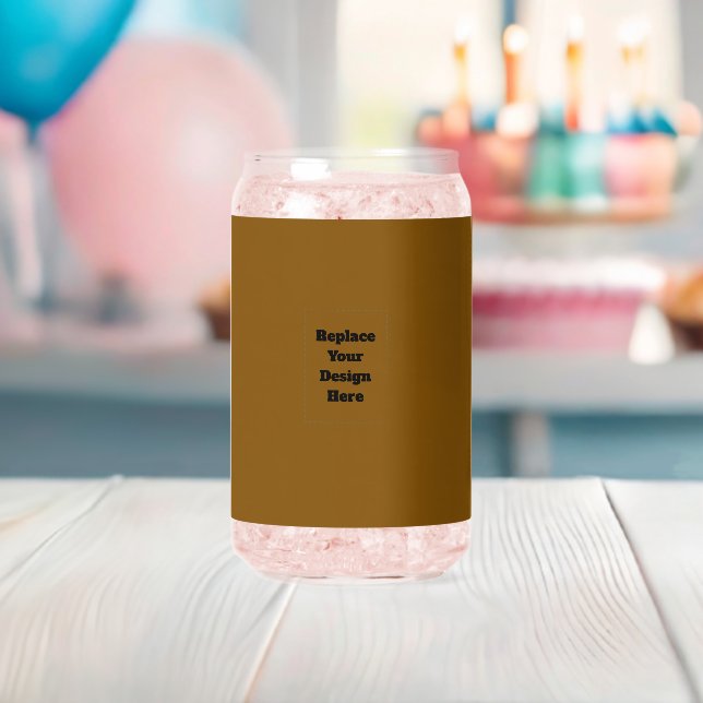 Erstellen Sie Ihr eigenes Braun Dosenglas (Insitu (Baby Party))