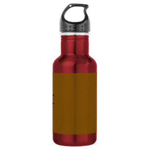 Erstellen Sie Ihr eigenes Braun Edelstahlflasche