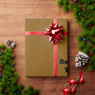 Erstellen Sie Ihr eigenes Braun Geschenkpapier
