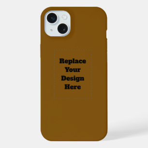 Erstellen Sie Ihr eigenes Braun iPhone 15 Plus Hülle