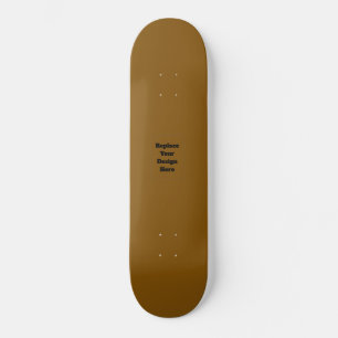 Erstellen Sie Ihr eigenes Braun Skateboard