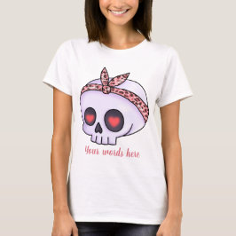 Erstellen Sie Ihr eigenes Chibi Skull Valentine T-Shirt