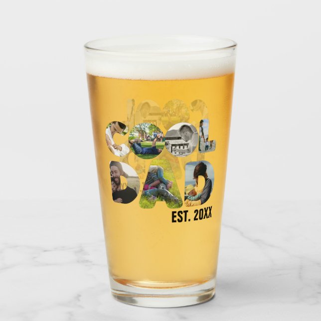 Erstellen Sie Ihr eigenes cooles Papa-7-Buchstaben Glas (Vorne (Gefüllt))