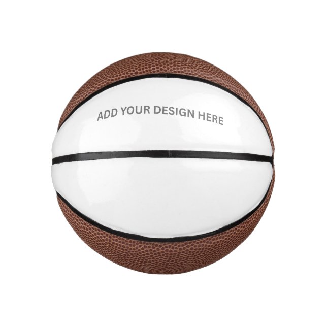 Erstellen Sie Ihr eigenes Design Custom Mini Baske Mini Basketball (Vorderseite)