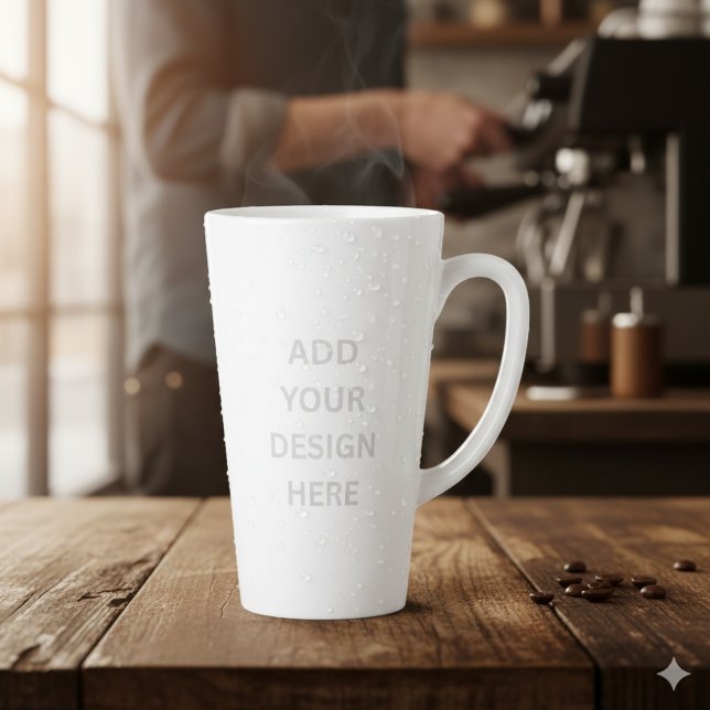 Erstellen Sie Ihr eigenes Design Große 17oz Latte  Milchtasse (Von Creator hochgeladen)