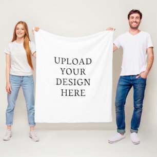 Erstellen Sie Ihr eigenes Design Personalisiert Fleecedecke