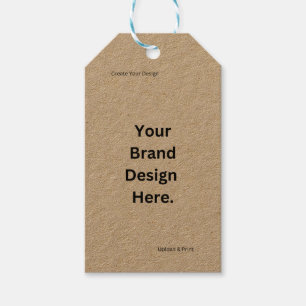 Erstellen Sie Ihr eigenes Design und Drucken Geschenkanhänger