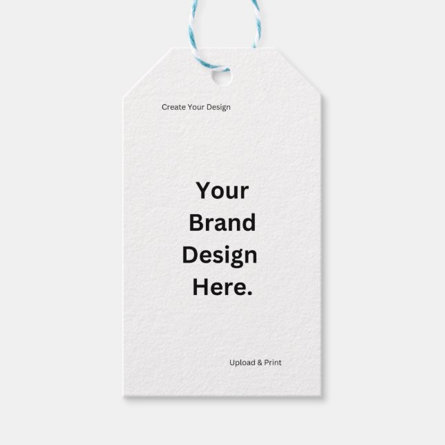 Erstellen Sie Ihr eigenes Design und Drucken Geschenkanhänger (Vorderseite)