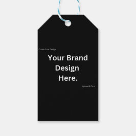 Erstellen Sie Ihr eigenes Design und drucken Sie d Geschenkanhänger