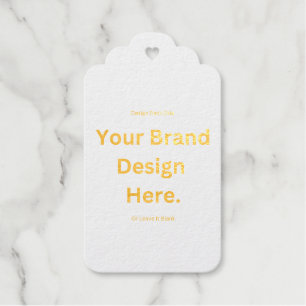 Erstellen Sie Ihr eigenes Design und drucken Sie d Geschenkanhänger