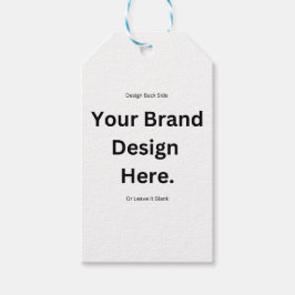 Erstellen Sie Ihr eigenes Design und drucken Sie d Geschenkanhänger