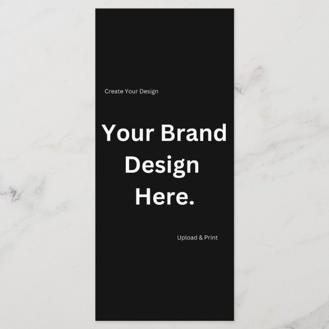 Erstellen Sie Ihr eigenes Design und drucken Sie d Menükarte (Vorderseite)