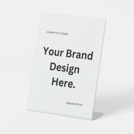 Erstellen Sie Ihr eigenes Design und drucken Sie I Sockelschild