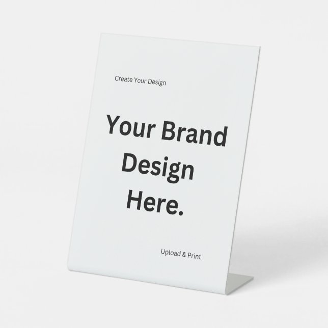 Erstellen Sie Ihr eigenes Design und drucken Sie I Sockelschild (Vorderseite)