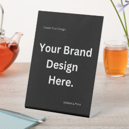 Erstellen Sie Ihr eigenes Design und drucken Sie I Sockelschild