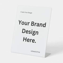 Erstellen Sie Ihr eigenes Design und drucken Sie I Sockelschild