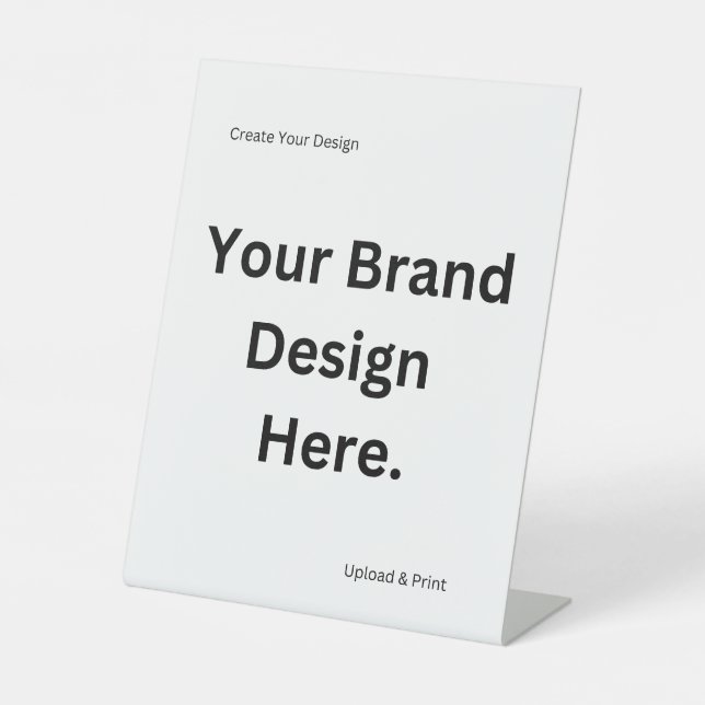 Erstellen Sie Ihr eigenes Design und drucken Sie I Sockelschild (Vorderseite)