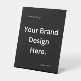 Erstellen Sie Ihr eigenes Design und drucken Sie I Sockelschild