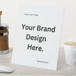 Erstellen Sie Ihr eigenes Design und drucken Sie I Sockelschild