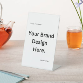 Erstellen Sie Ihr eigenes Design und drucken Sie I Sockelschild