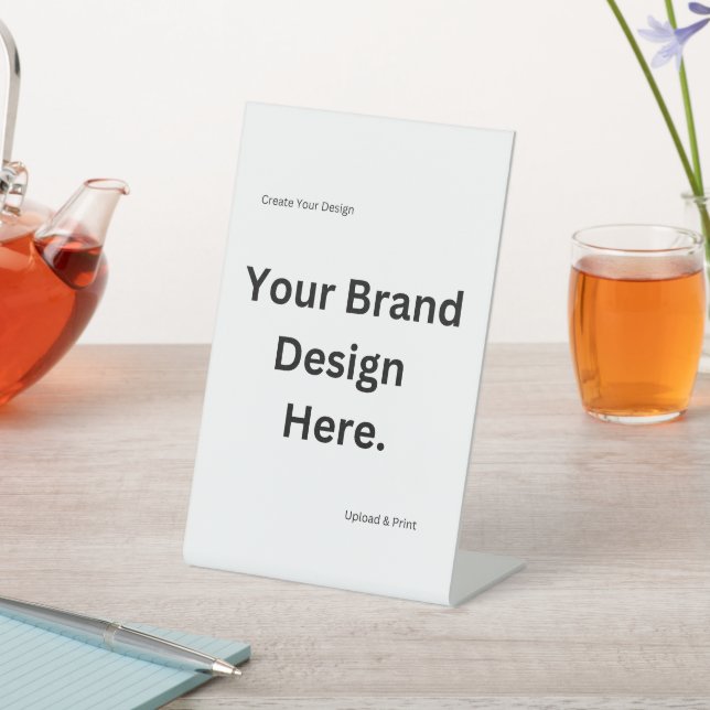 Erstellen Sie Ihr eigenes Design und drucken Sie I Sockelschild (In SItu)