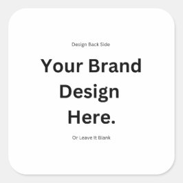Erstellen Sie Ihr eigenes Design und drucken Sie S Quadratischer Aufkleber