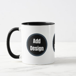 Erstellen Sie Ihr eigenes dunkelgrau-blau personal Tasse