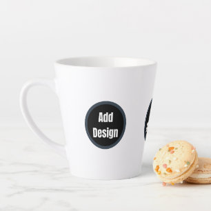 Erstellen Sie Ihr eigenes dunkelgrau-personalisier Milchtasse