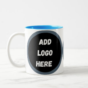 Erstellen Sie Ihr eigenes dunkelgraues Blau person Zweifarbige Tasse