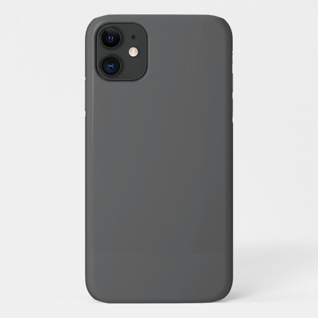 Erstellen Sie Ihr eigenes dunkelgraues individuell Case-Mate iPhone Hülle (Rückseite)