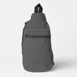 Erstellen Sie Ihr eigenes dunkelgraues individuell Crossbody Bag