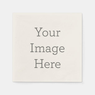 Erstellen Sie Ihr eigenes Ecru Cocktailpapier Napk Serviette