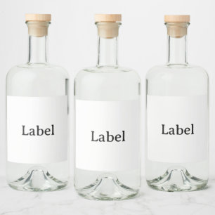 Erstellen Sie Ihr eigenes einfaches benutzerdefini Alkoholflaschenetikett